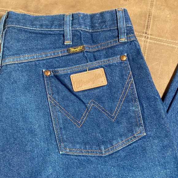 Men’s Vintage Wrangler Straight Jeans 40 40x34 - Picture 2 of 6